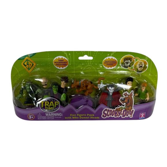 Sealed Scooby-Doo Trap Time Five Figure Pack - Picture 1 of 4